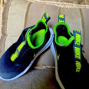 Gently worn toddler Nike slip on sneakers